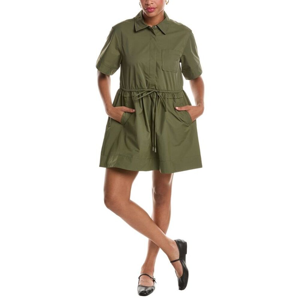 Simkhai Womens  Dawson Shirt Dress